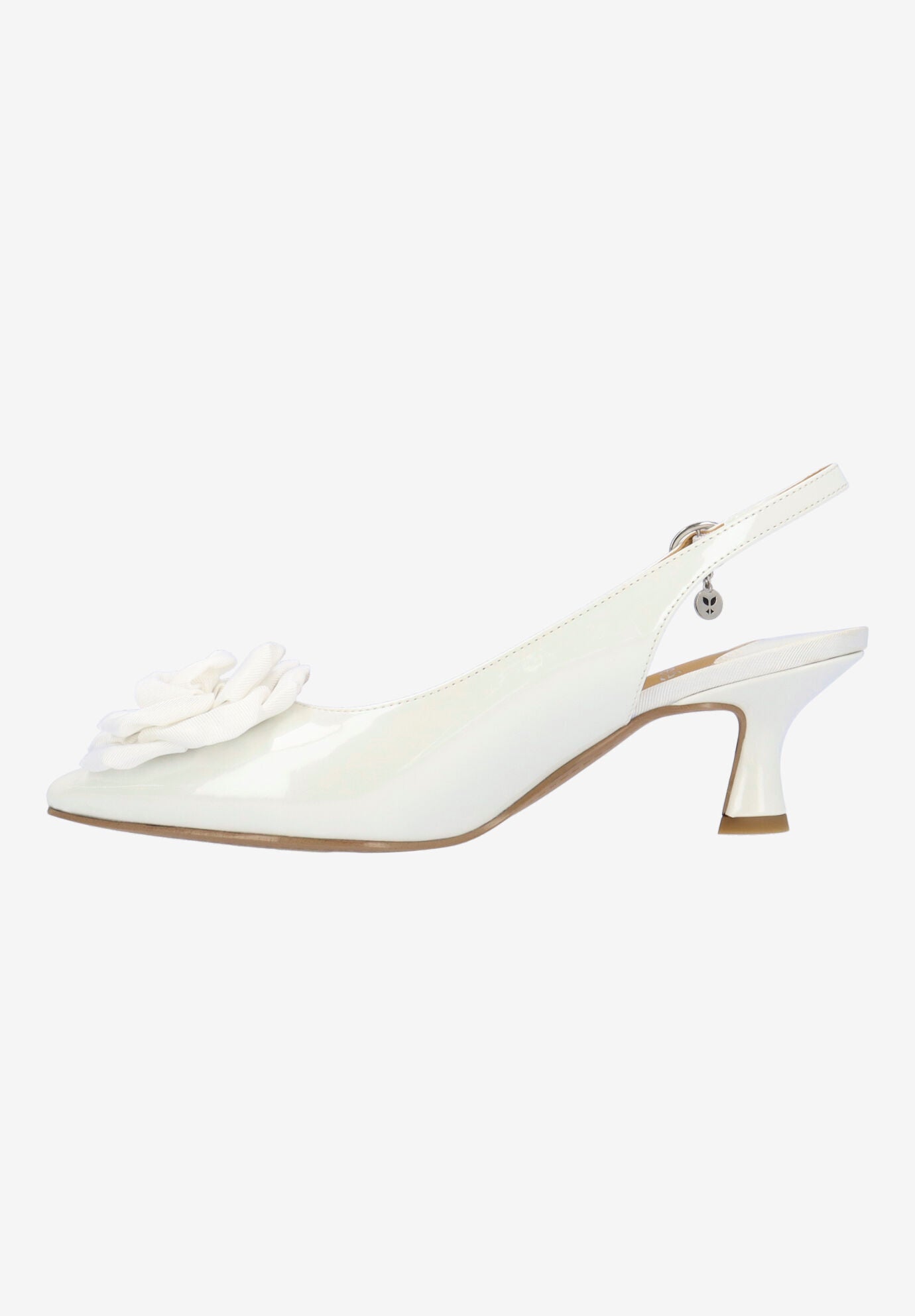 Kendry Slingback Pump, WHITE, alternate image number 4