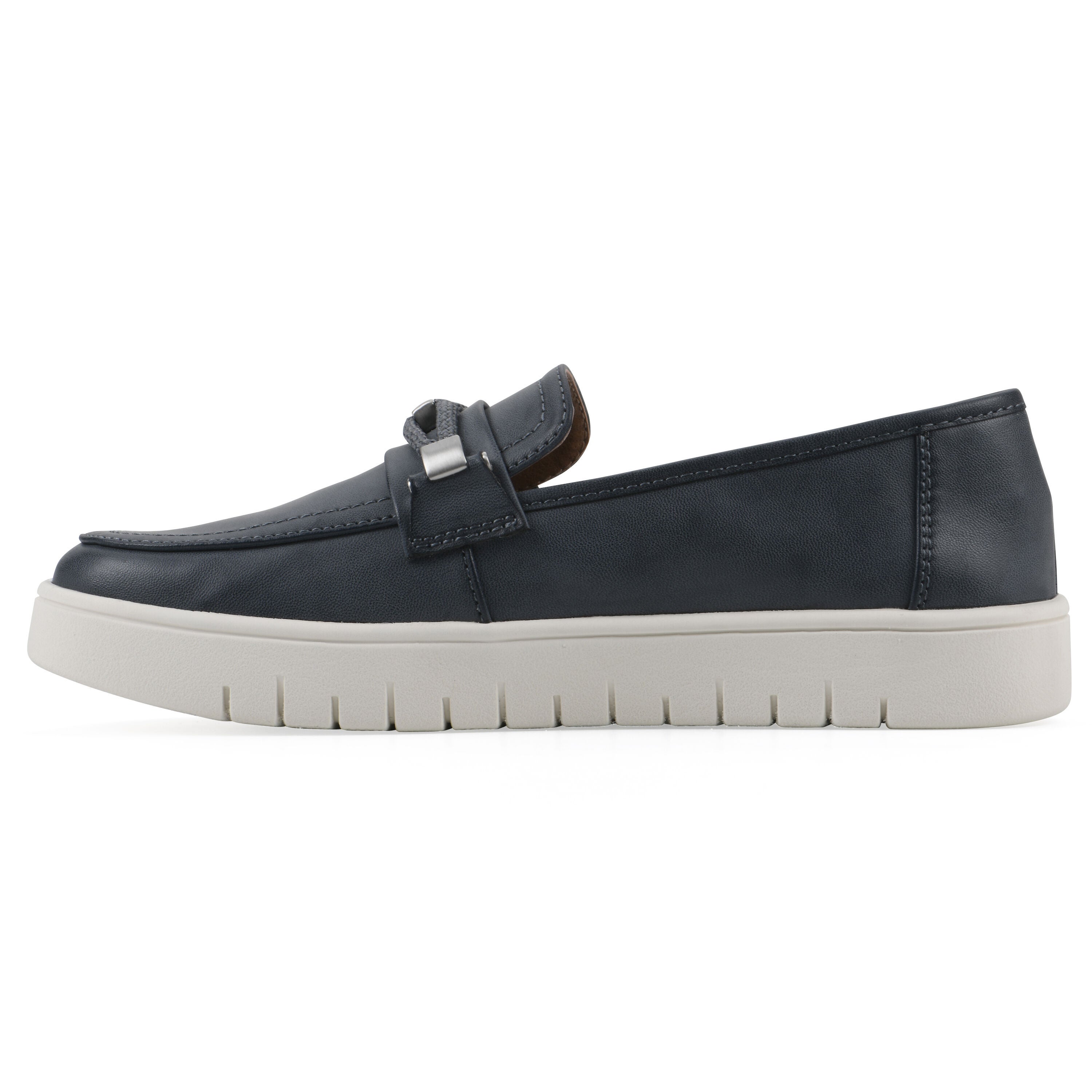 Naathan FOM Recovery Penny Loafer, NAVY SMOOTH, alternate image number 3