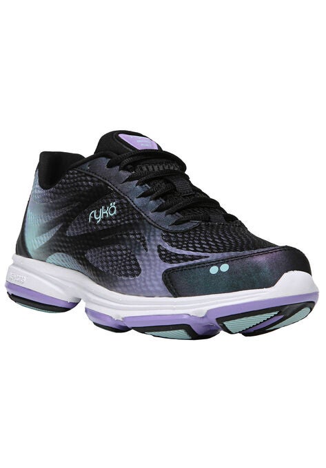 Devotion Plus 2 Sneakers by Ryka®, BLACK PURPLE, hi-res image number null