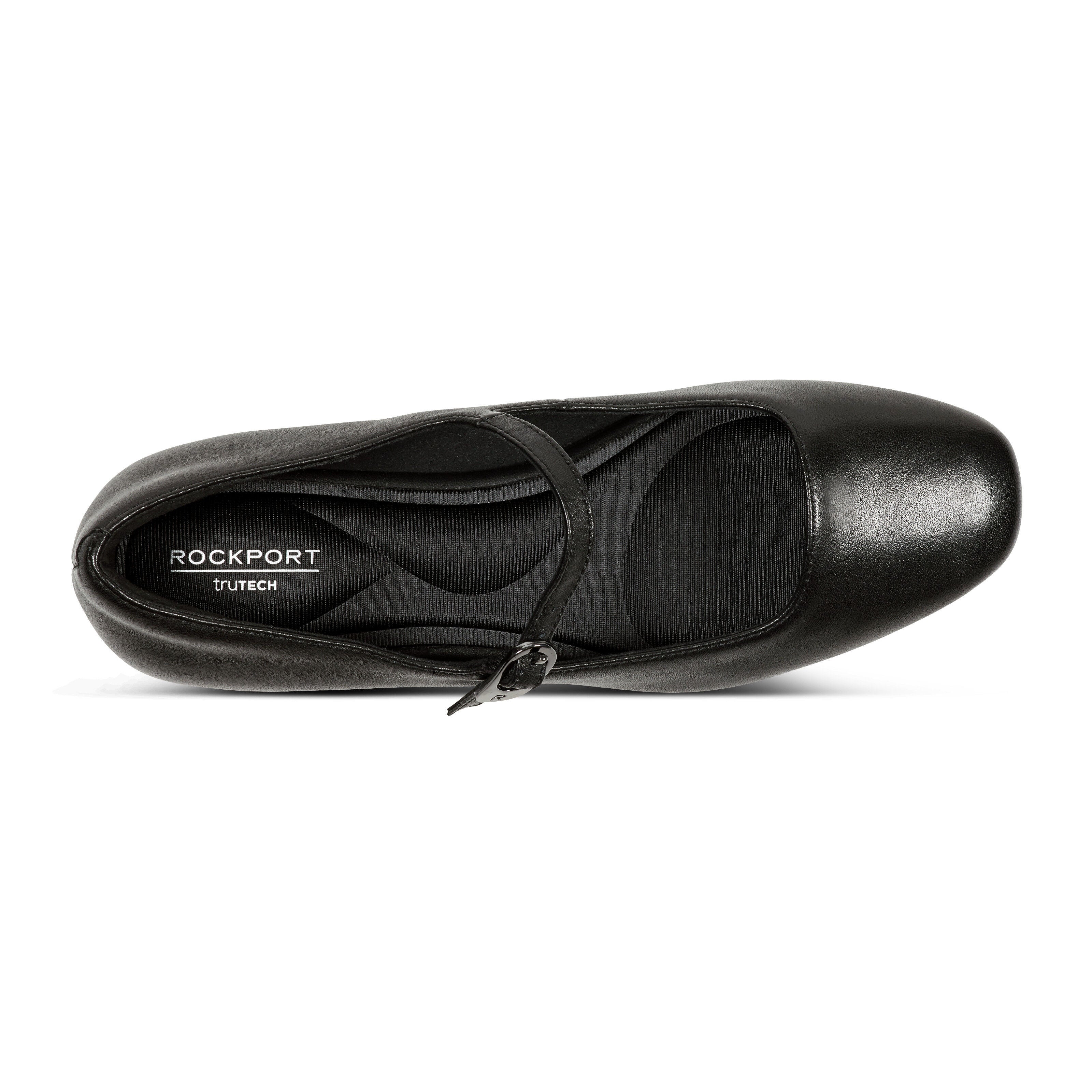 Niya Mary Jane Square Toe Dress Flats, BLACK, alternate image number 3