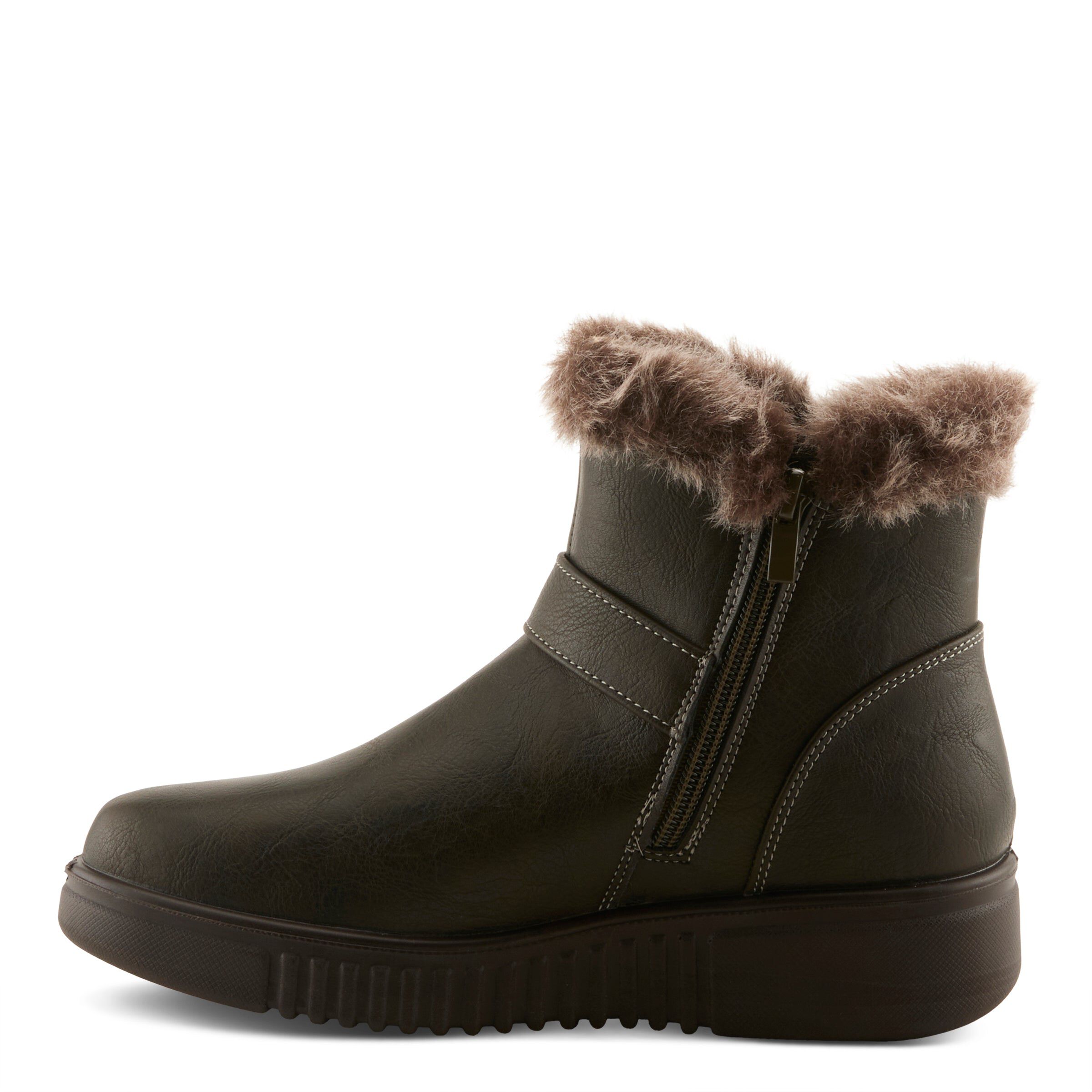 Camdria Booties, OLIVE GREEN, alternate image number 2