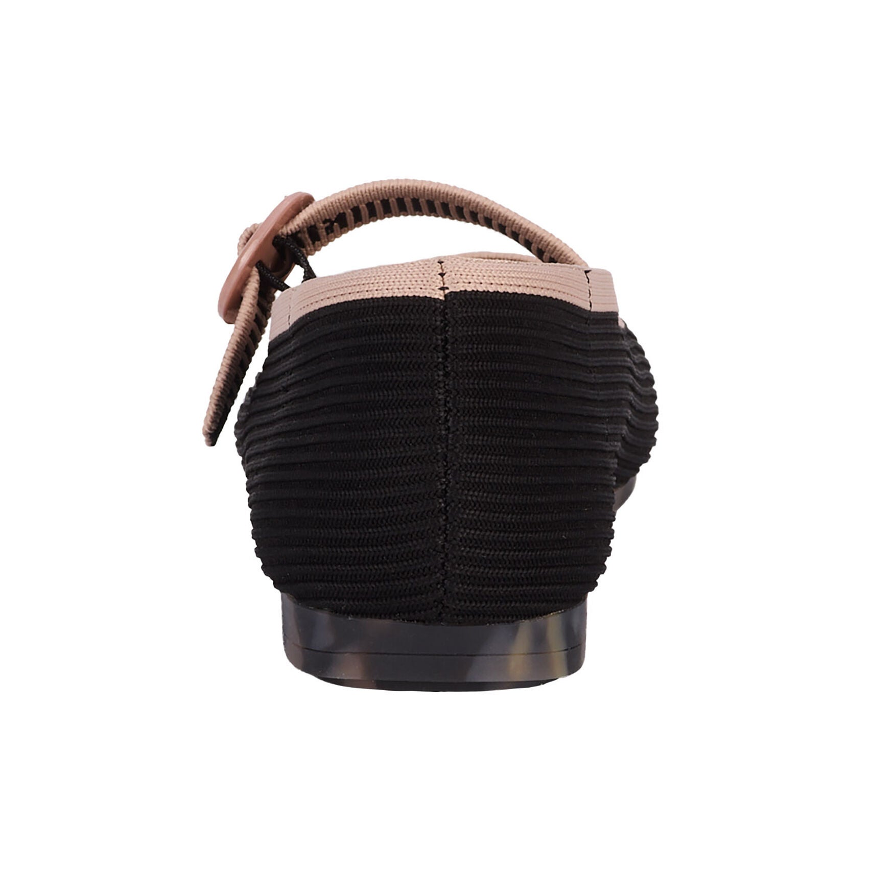 Naomi Mary Jane Stretch Flat, BLACK TAUPE KNIT, on-hover image number 1