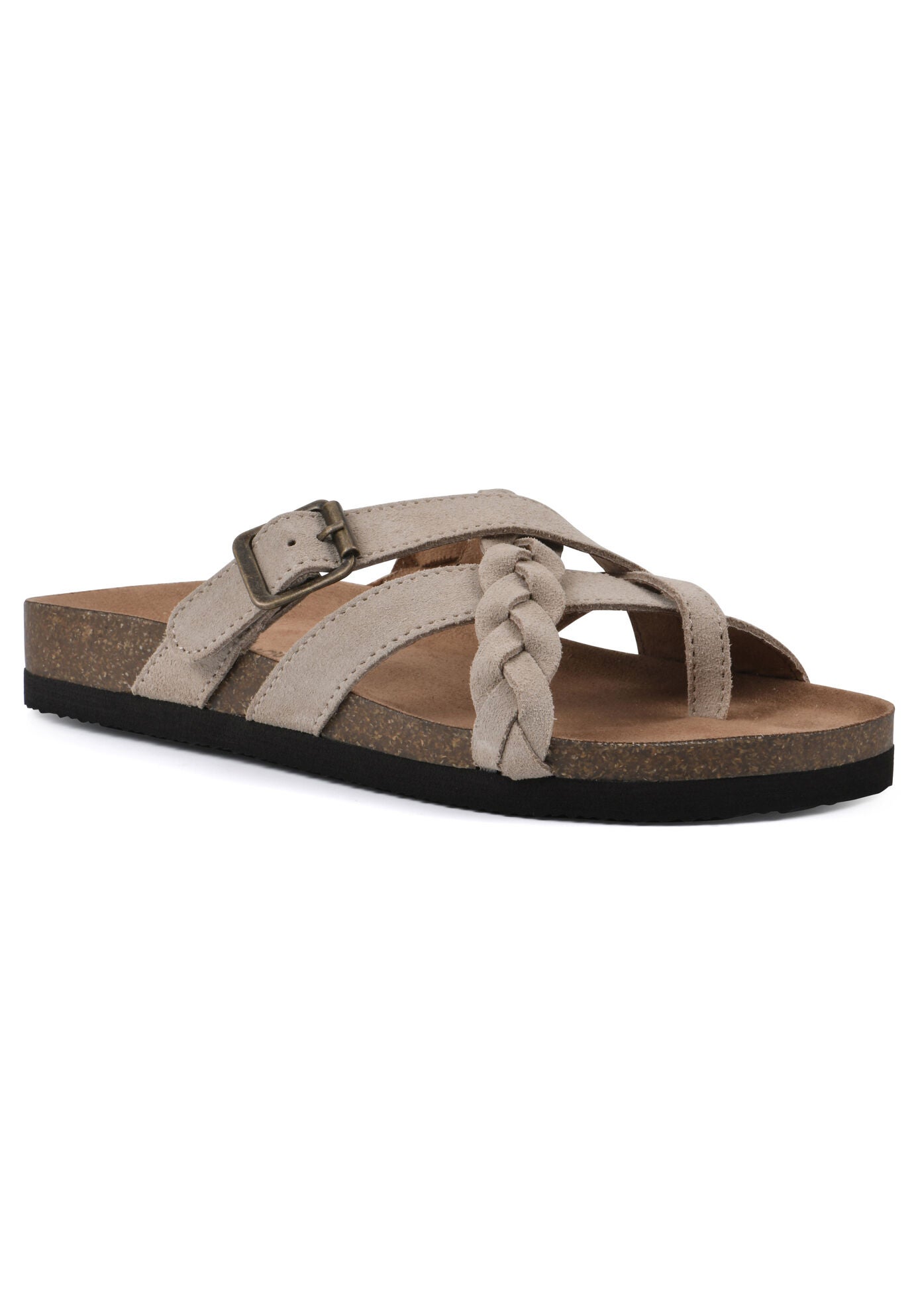 Harrington Leather Sandal , WOOD SUEDE, hi-res image number 0