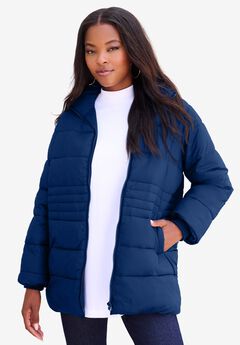 Plus Size Lightweight Quilted Jacket
