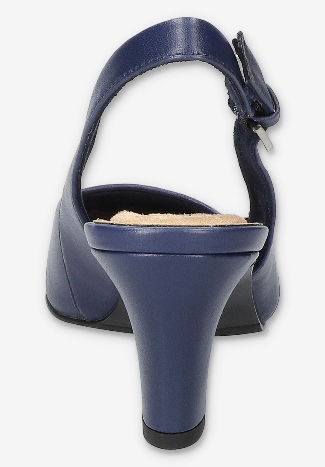 Ritsa Square Toe Slingback Pump, NAVY, alternate image number 3