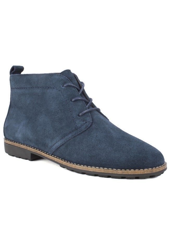 Auburn Bootie, NAVY SUEDE, hi-res image number 0