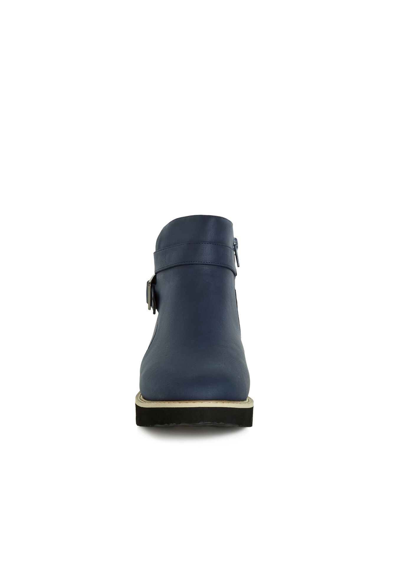 WIDE FIT Valentina Ankle Boot, NAVY, alternate image number 4
