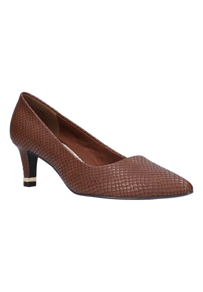 Pointed Pump , TAN SNAKE, hi-res image number null
