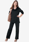 Velour Jogger Set, BLACK, hi-res image number null