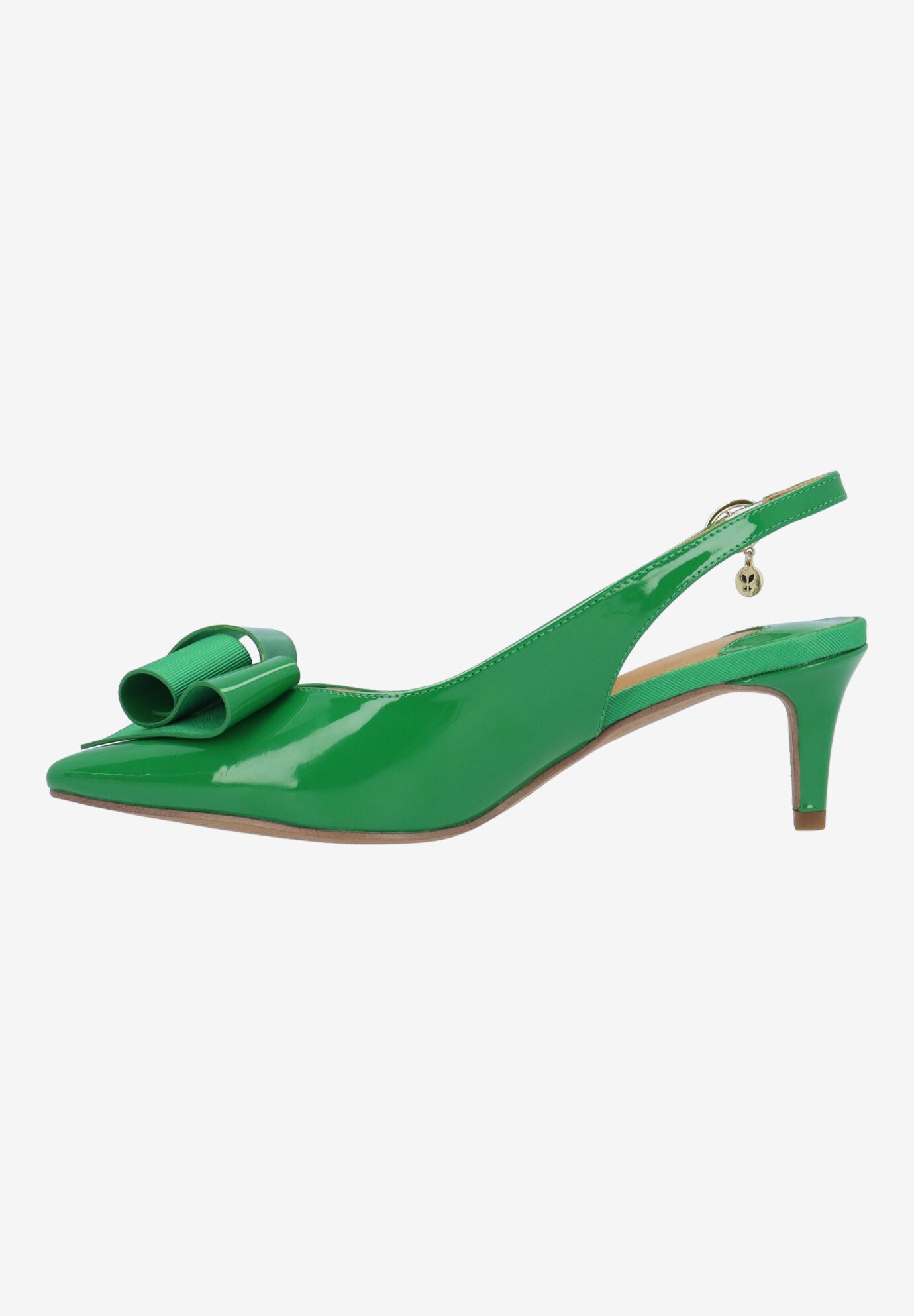 Delara Sling Back Pump, GREEN, alternate image number 4