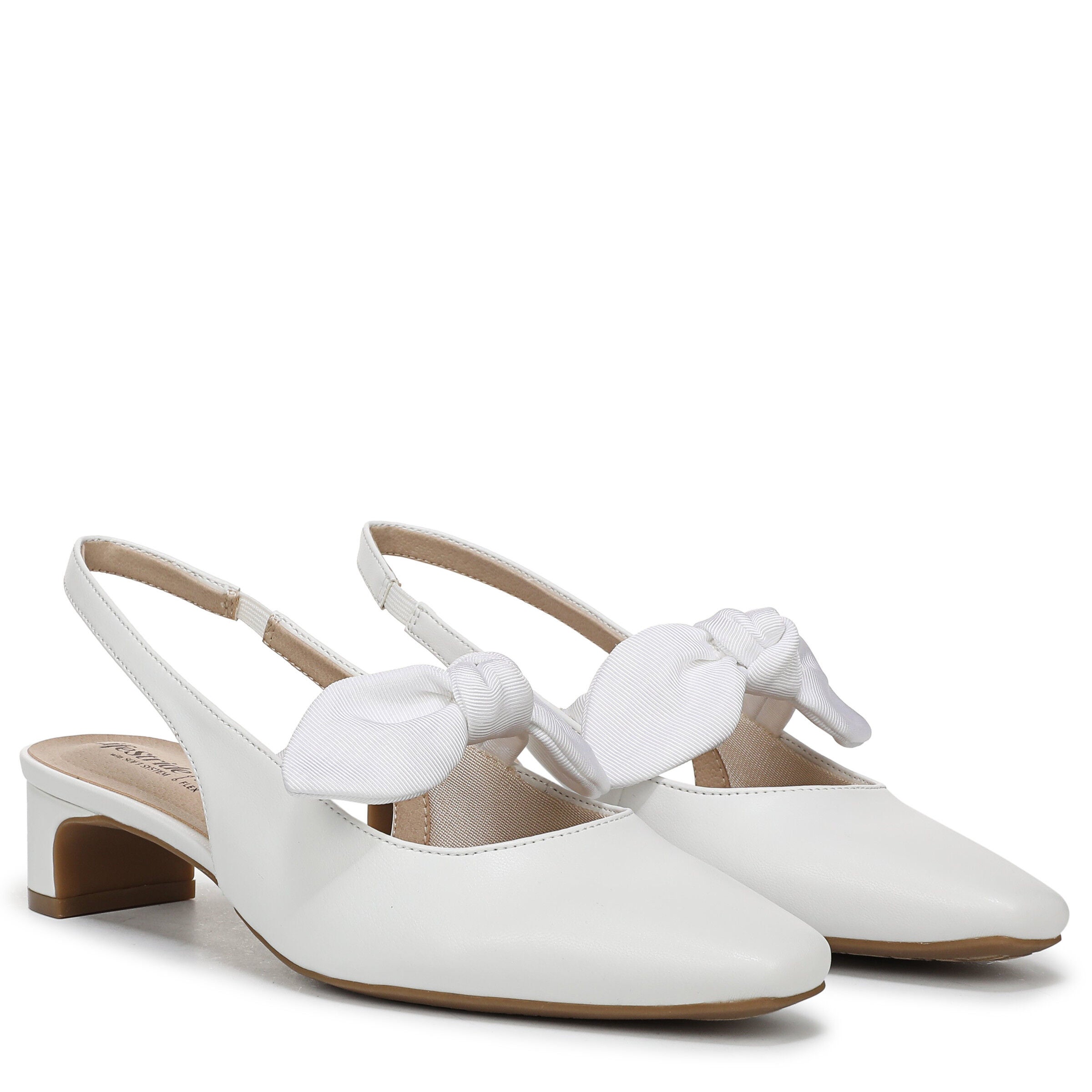 Lucia Slingback Pump, BRIGHT WHITE, alternate image number 2