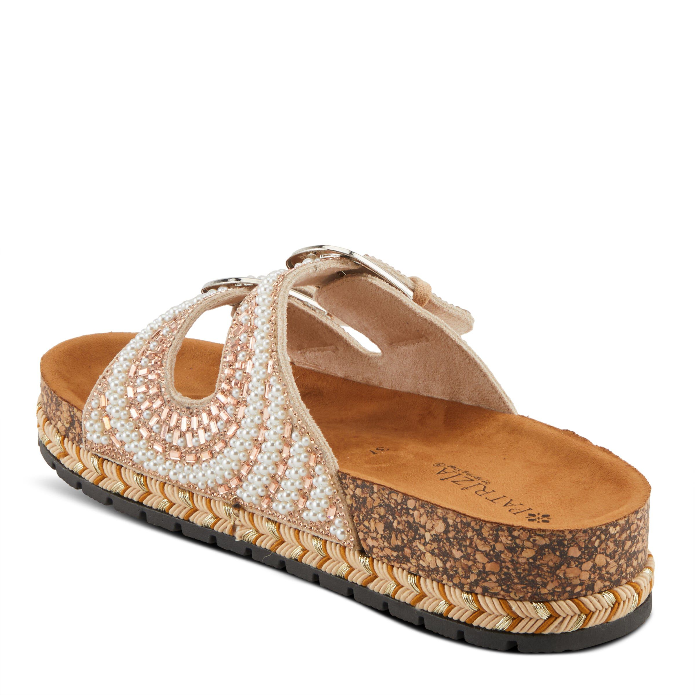 Pearline Slides Sandal, ROSE GOLD, alternate image number 6