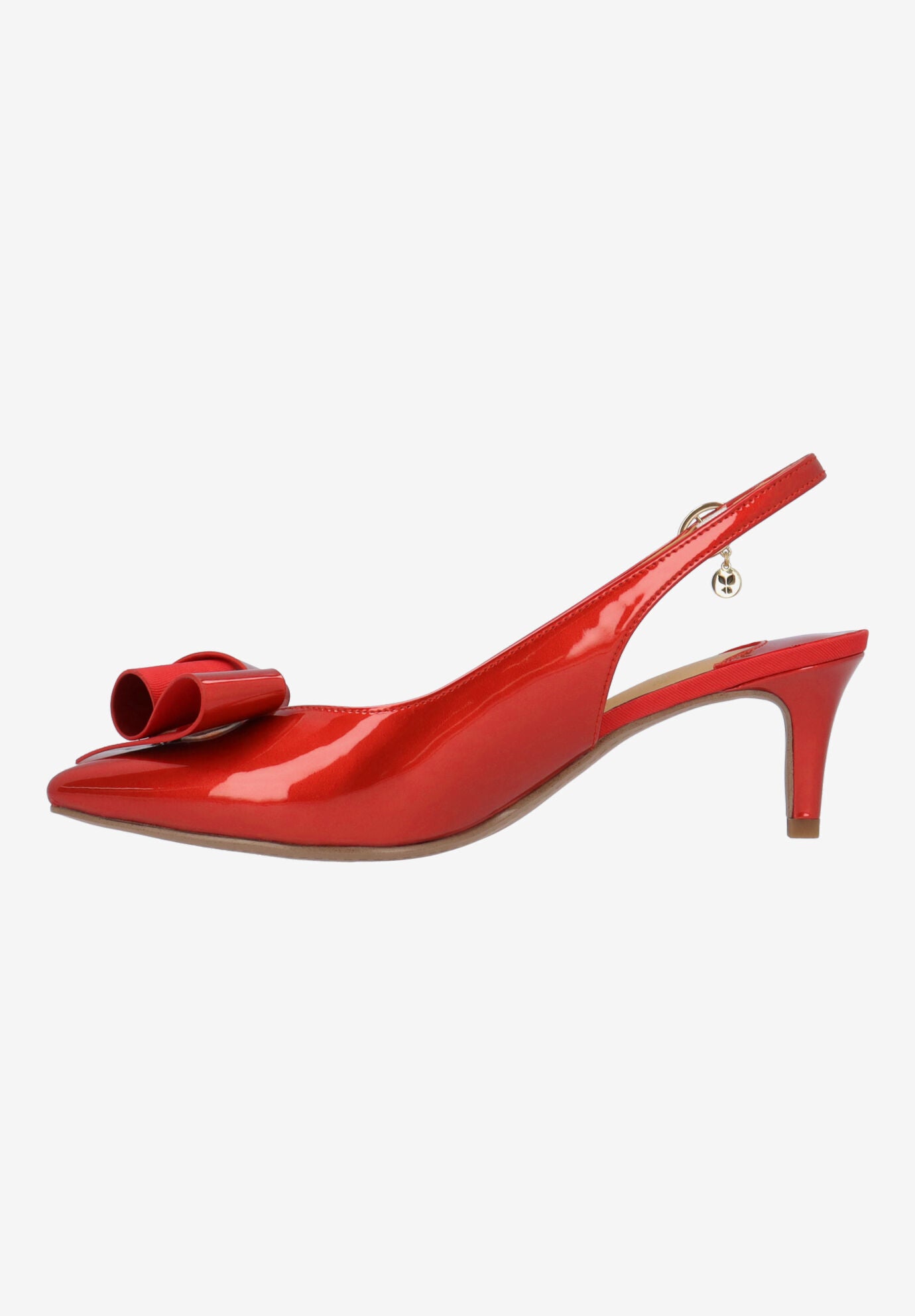 Delara Sling Back Pump, RED, alternate image number 4