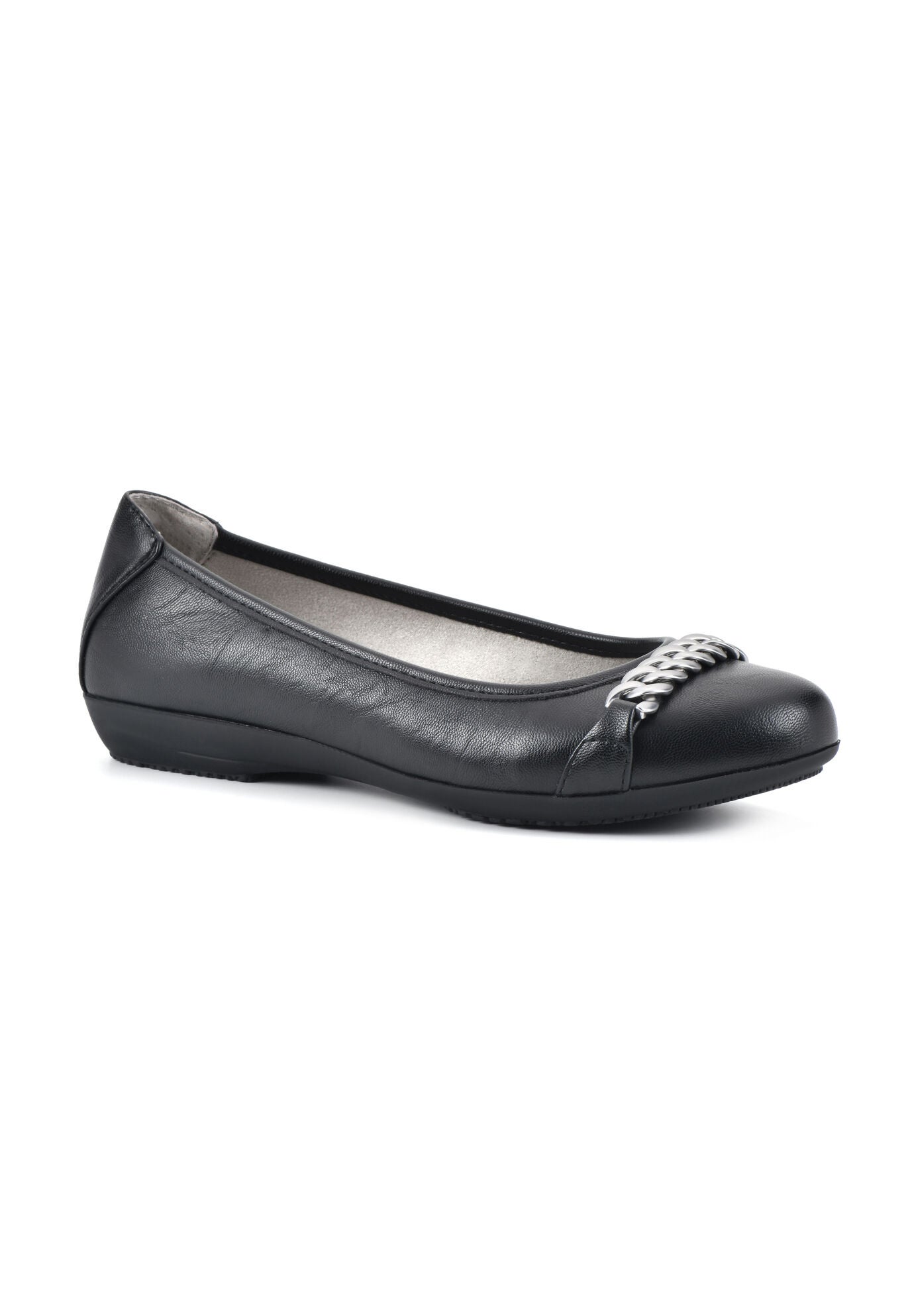 Charmed Flat, BLACK SMOOTH, hi-res image number 0