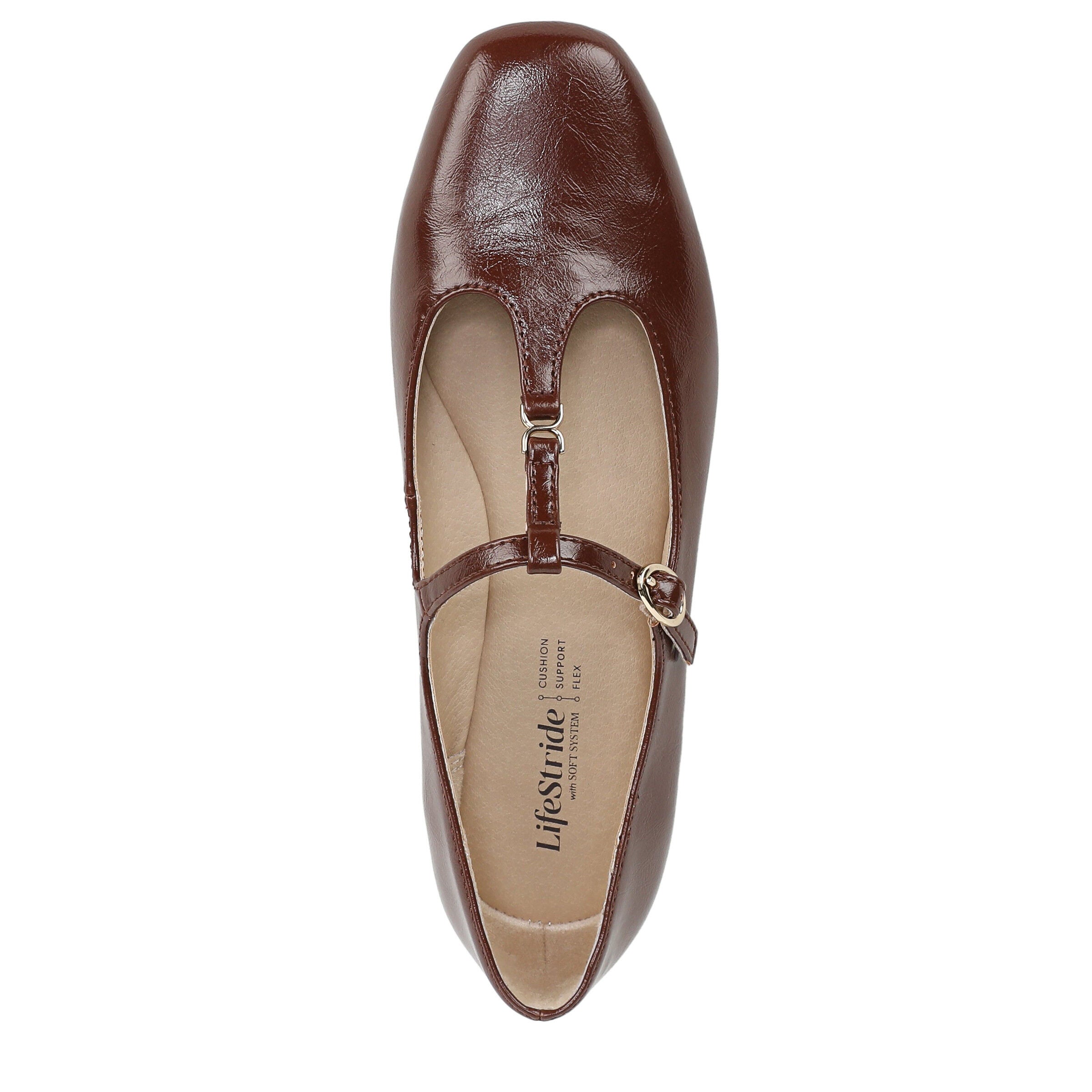 Bennett Mary Jane Flat, COGNAC, alternate image number 6