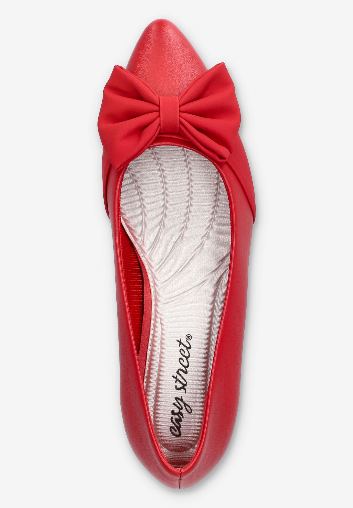 Alva Pointed Toe Pump, RED, alternate image number 6