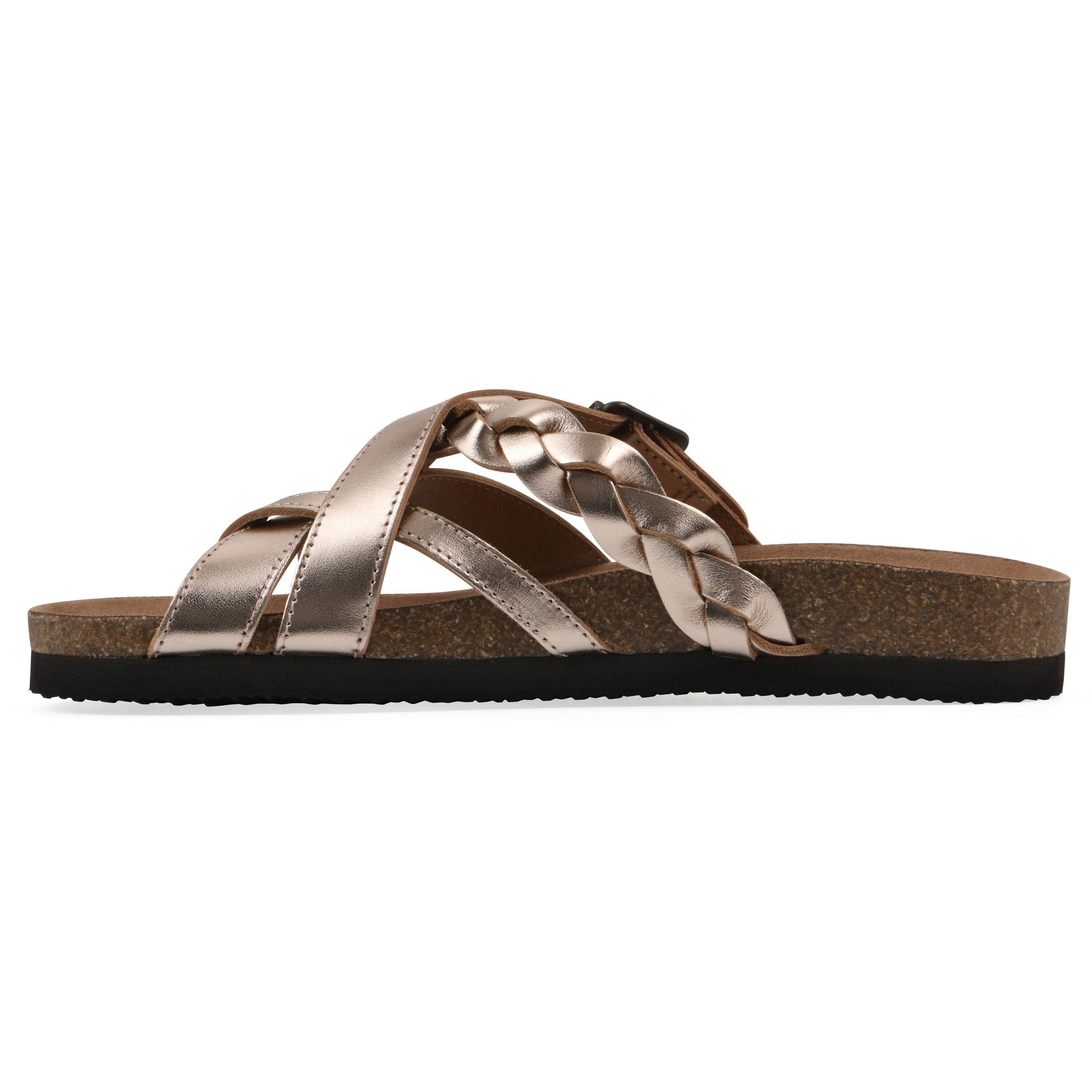 Harrington Footbeds Sandal, ROSEGOLD METALLIC, alternate image number 3
