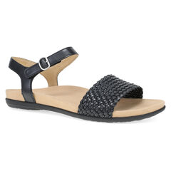 Jodie Black Woven Sandal