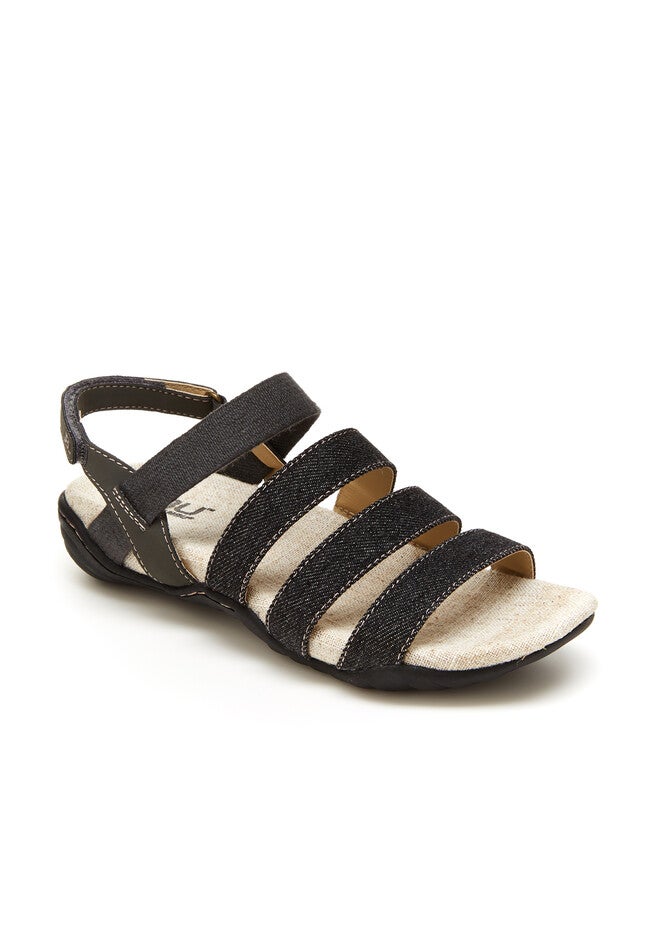 Pippa Vegan Sandals, BLACK CHARCOAL, hi-res image number null