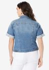 Short-Sleeve Denim Jacket, , on-hover image number null