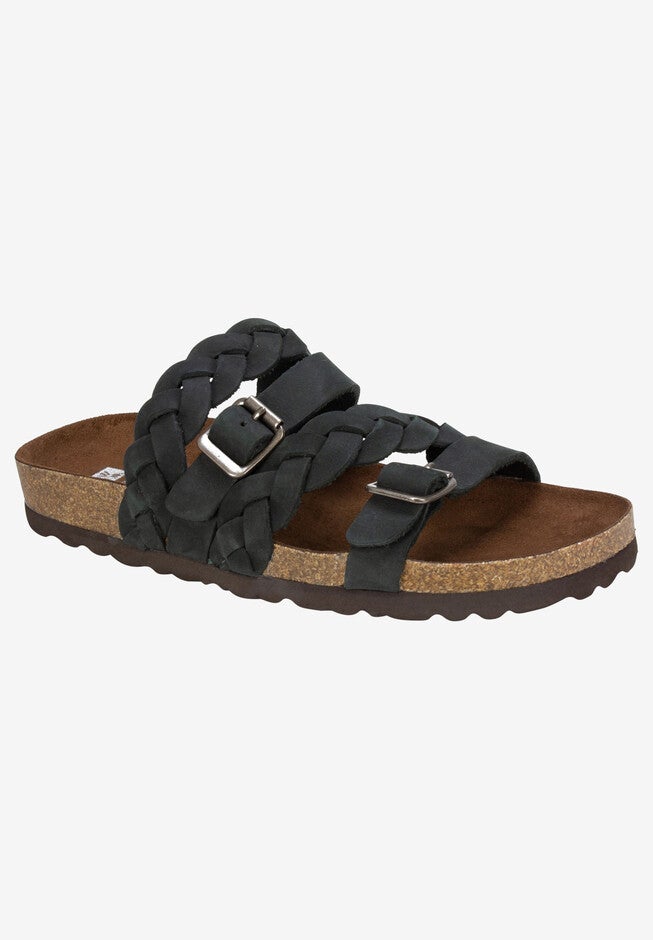 Holland Sandal , BLACK NUBUCK, hi-res image number null