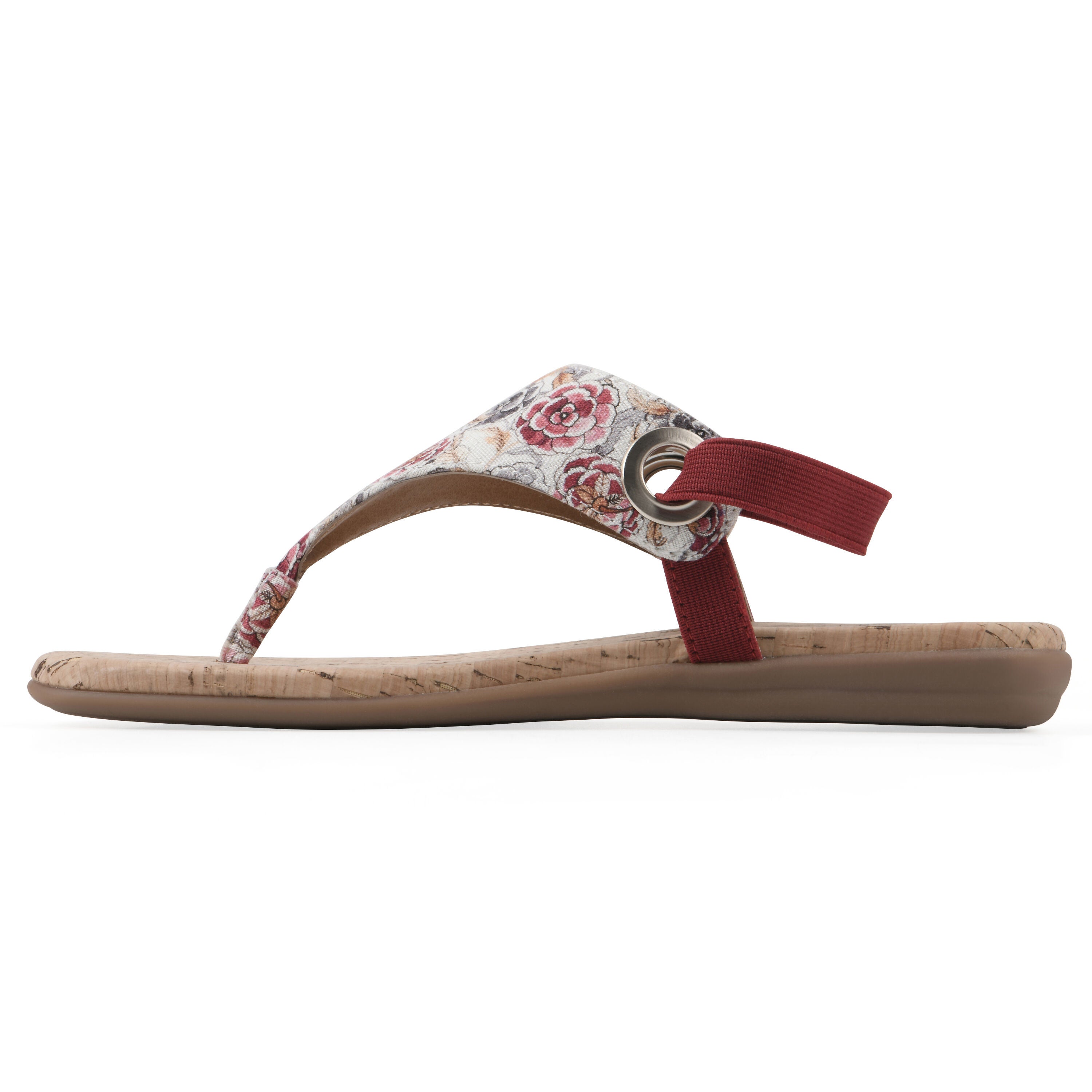 Lifeway Sling back sandal, BLUSH FLORAL FABRIC, alternate image number 3