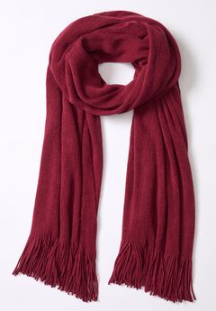 Plus Size Scarf Outfits With Dresses