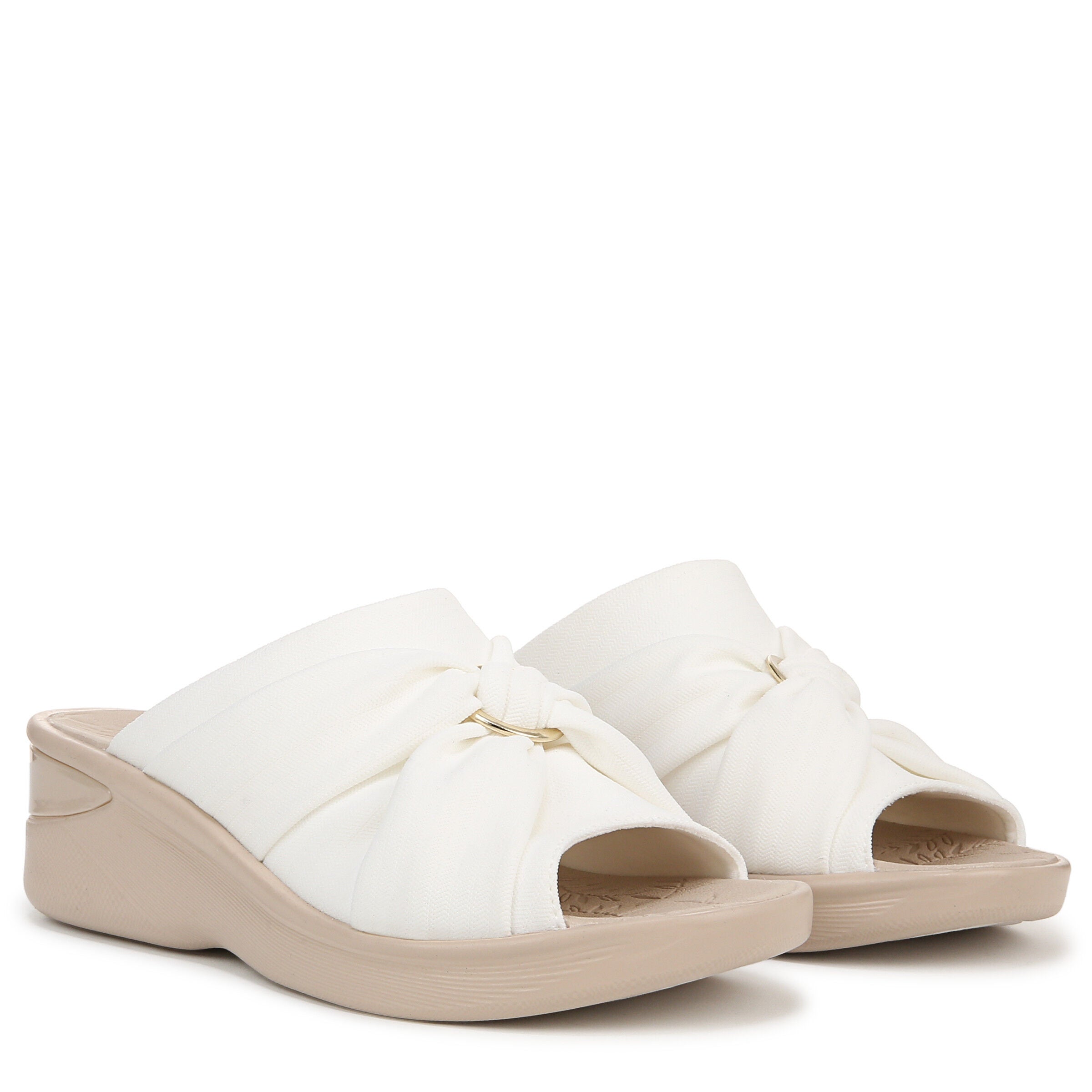 Serenade Slide Sandal, WHITE, alternate image number 2