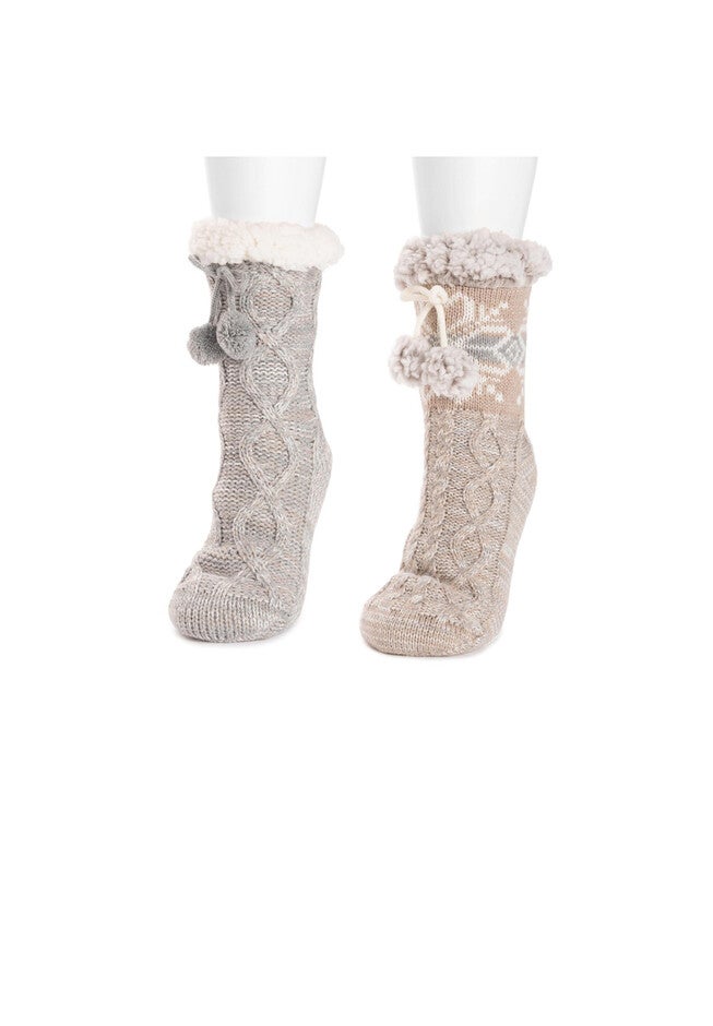Cabin Tall Slippers Socks, , alternate image number 2