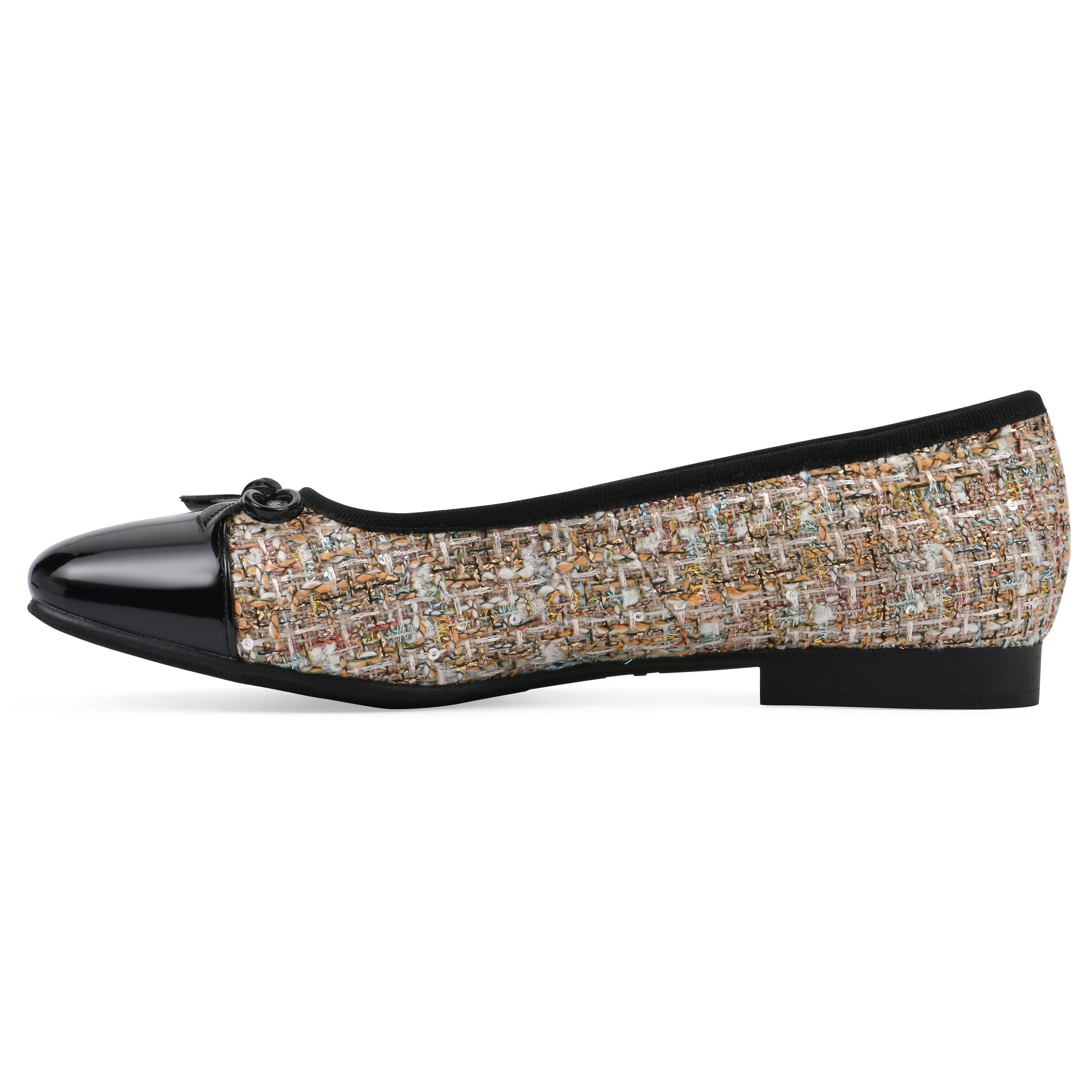 Bocci Ballet Flat, BEIGE BOUCLE FABRIC, alternate image number 3