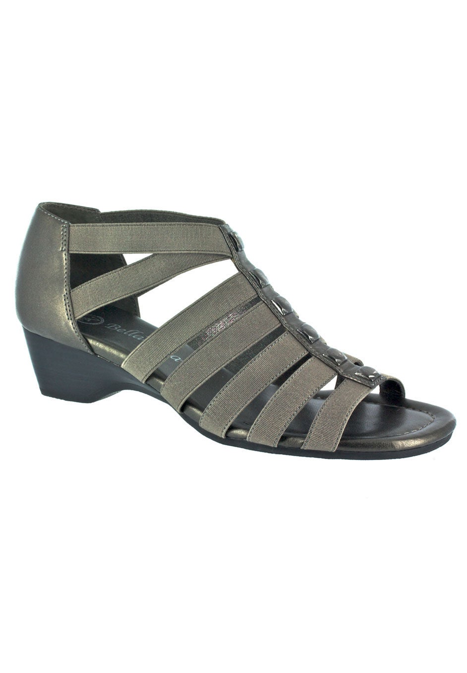 Pewter gladiator sandals store
