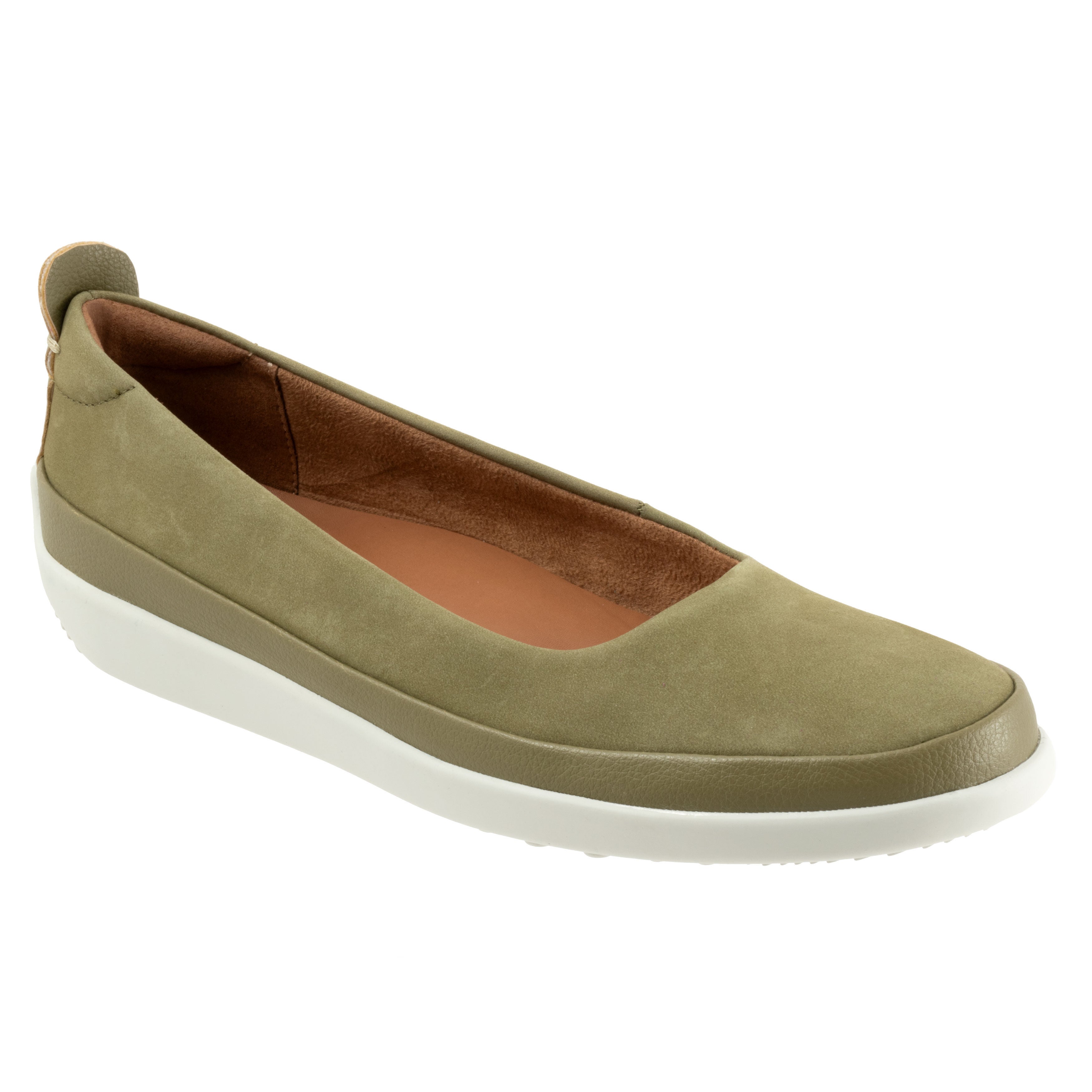 Disa Flat, OLIVE NUBUCK, hi-res image number 0