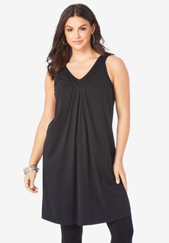 Ultimate Pleated Tunic Tank