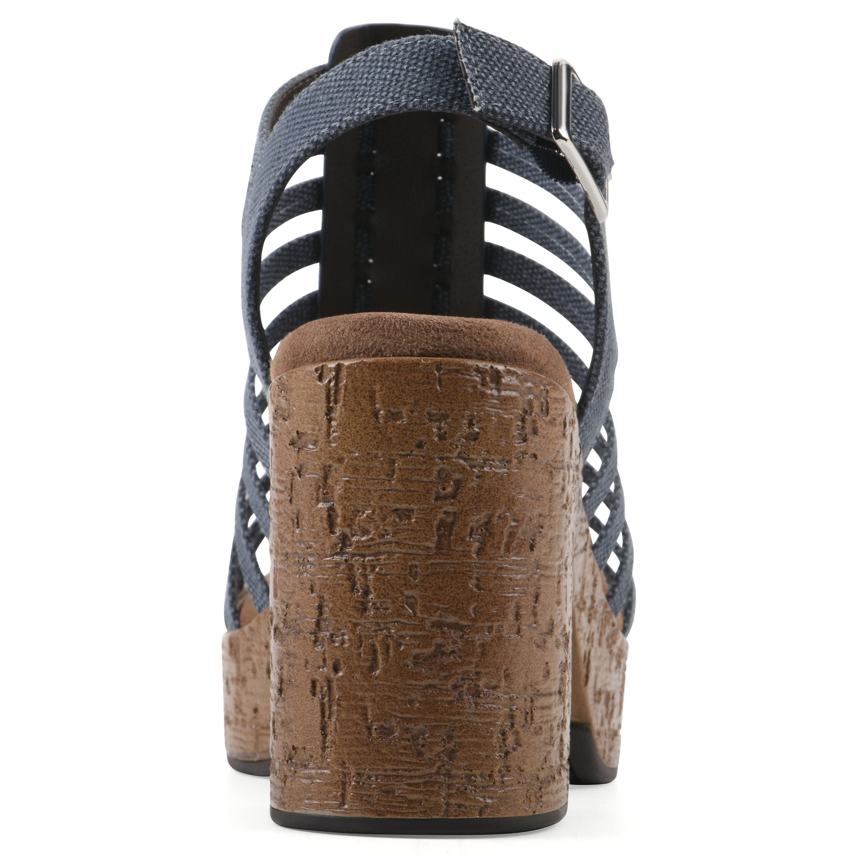 Barbea Platform Sandal, DENIM BLUE FABRIC, on-hover image number 1