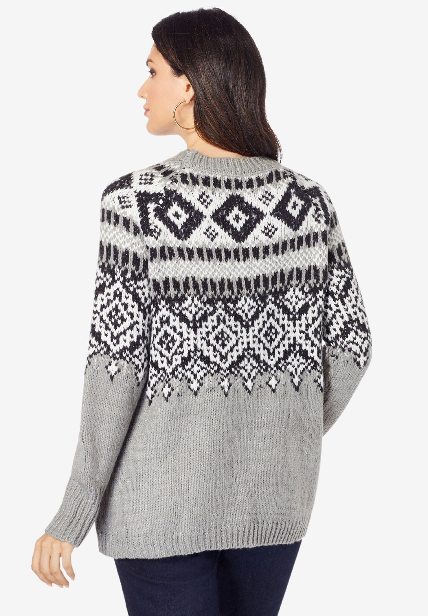 Fair Isle Sweater, , on-hover image number 1