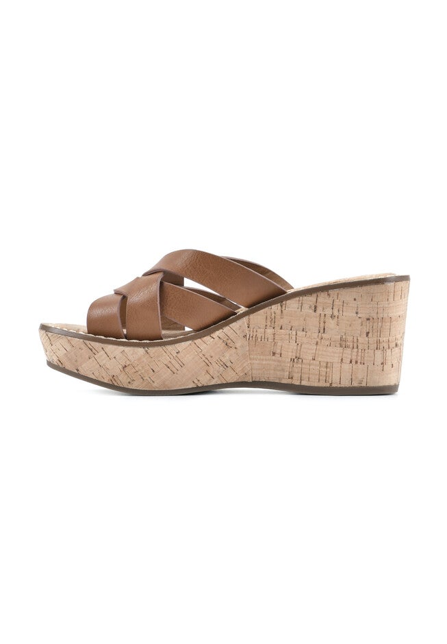 White Mountain Samwell Platform Wedge Sandal, , alternate image number 3