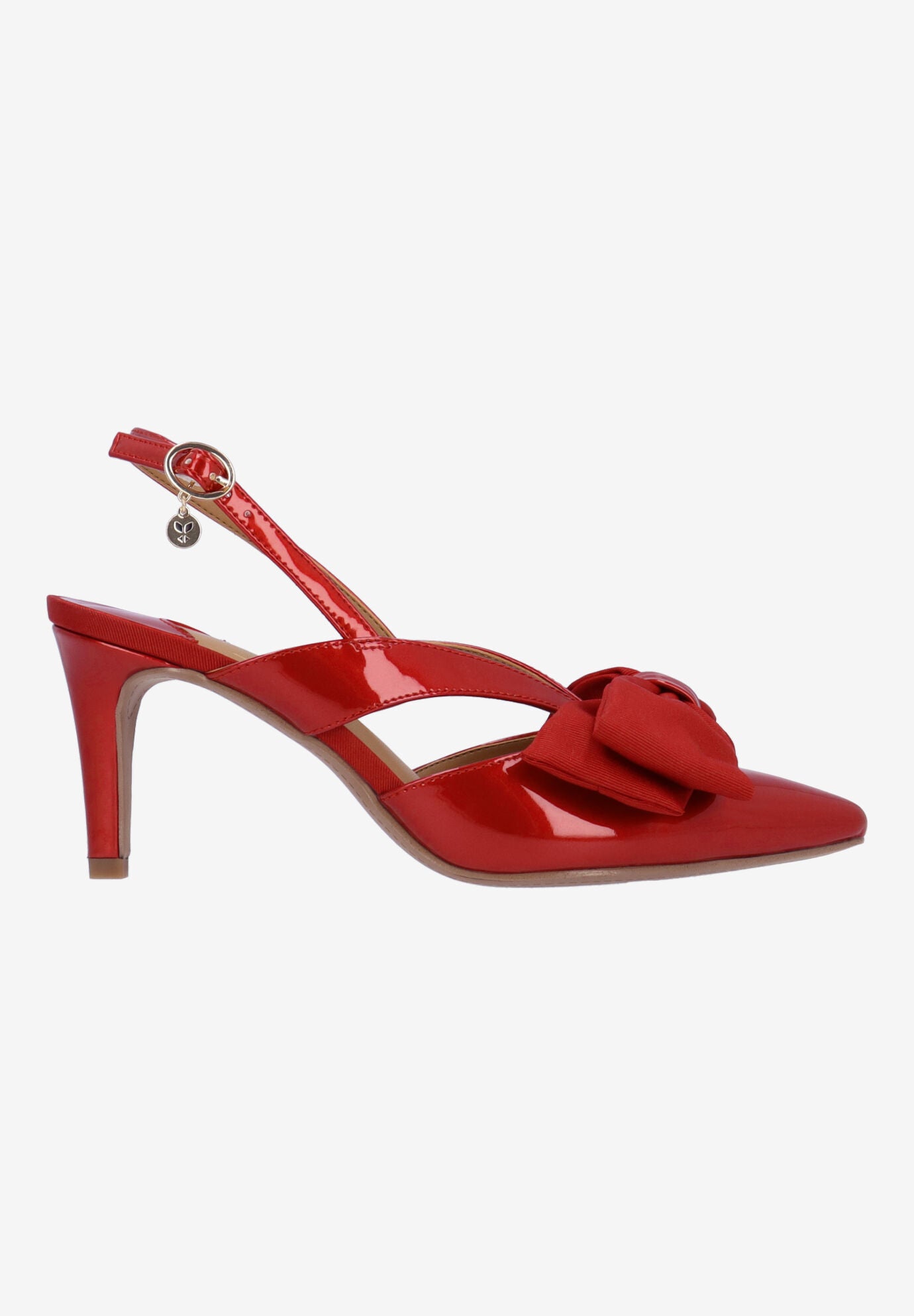 Morigen Slingback Pump, RED, alternate image number 3