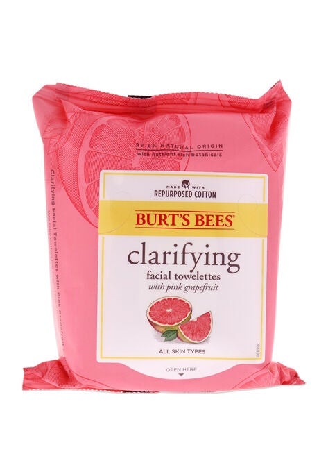 Facial Cleansing Towelettes - Pink Grapefruit -30 Count Towelettes, O, hi-res image number null