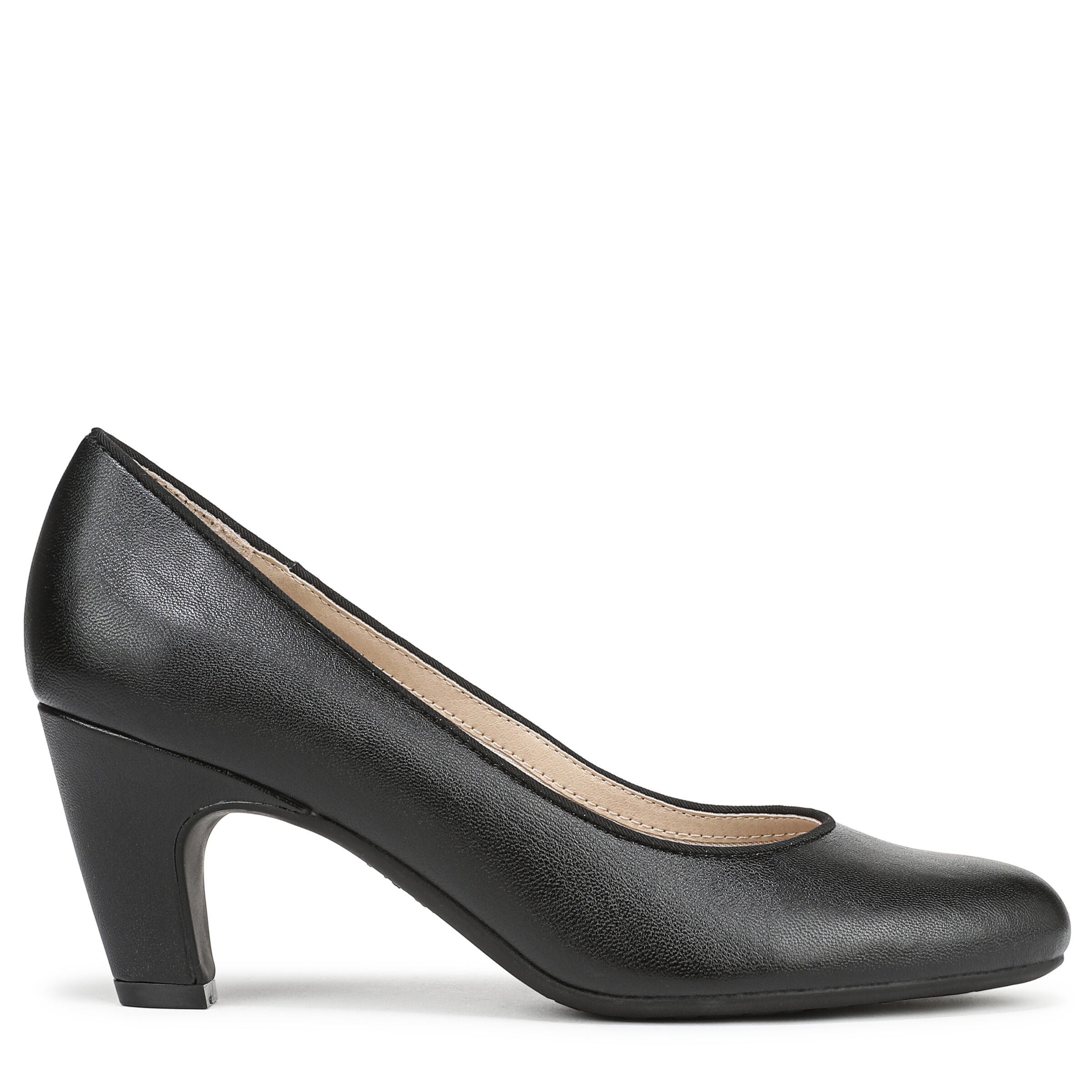 Parigi Plus Pump, BLACK FAUX LEATHER, alternate image number 3