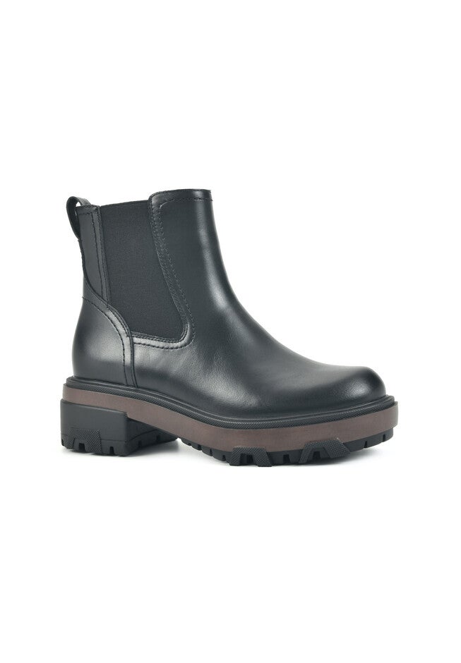 Righteous Chelsea Bootie, BLACK LEATHER, hi-res image number null