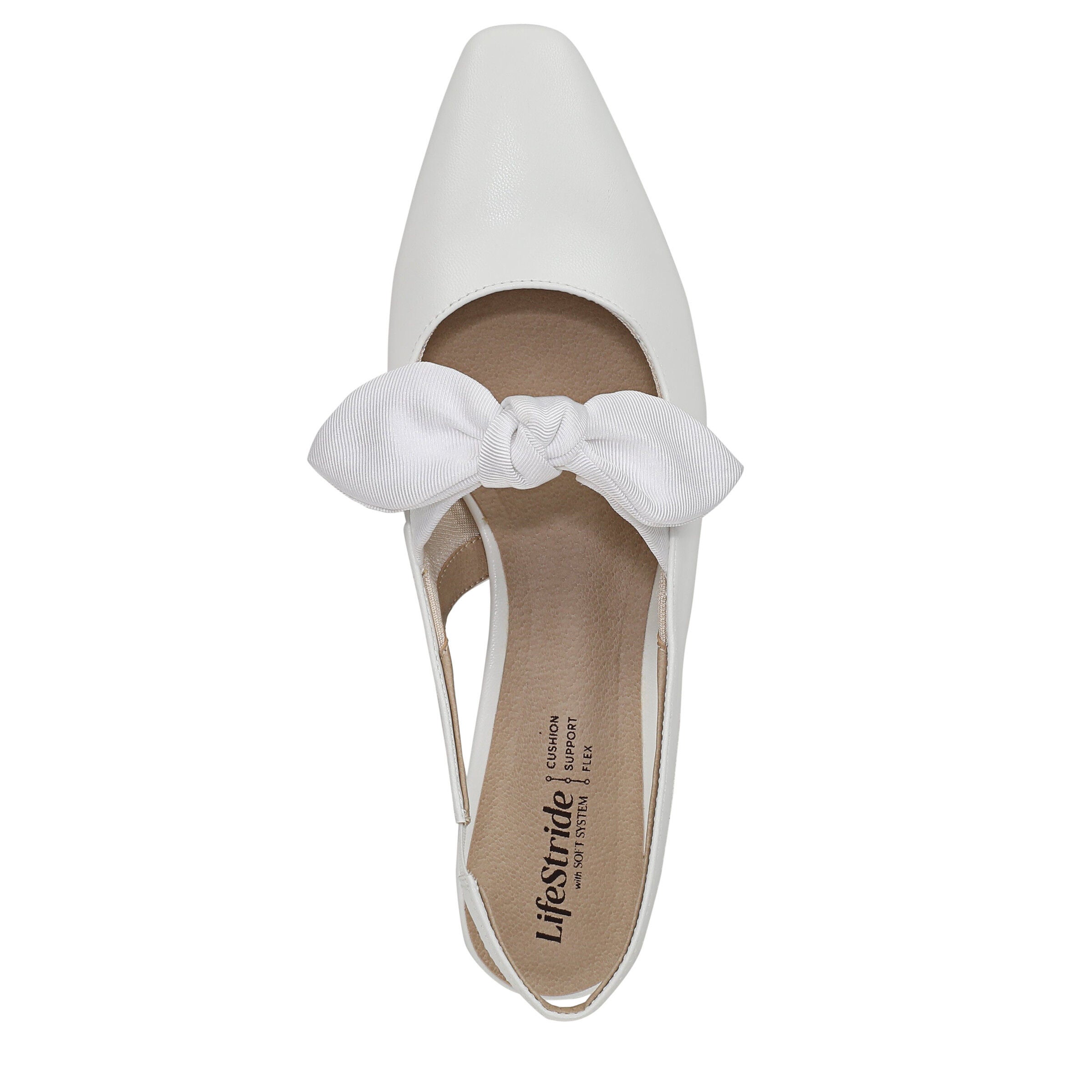 Lucia Slingback Pump, BRIGHT WHITE, alternate image number 6