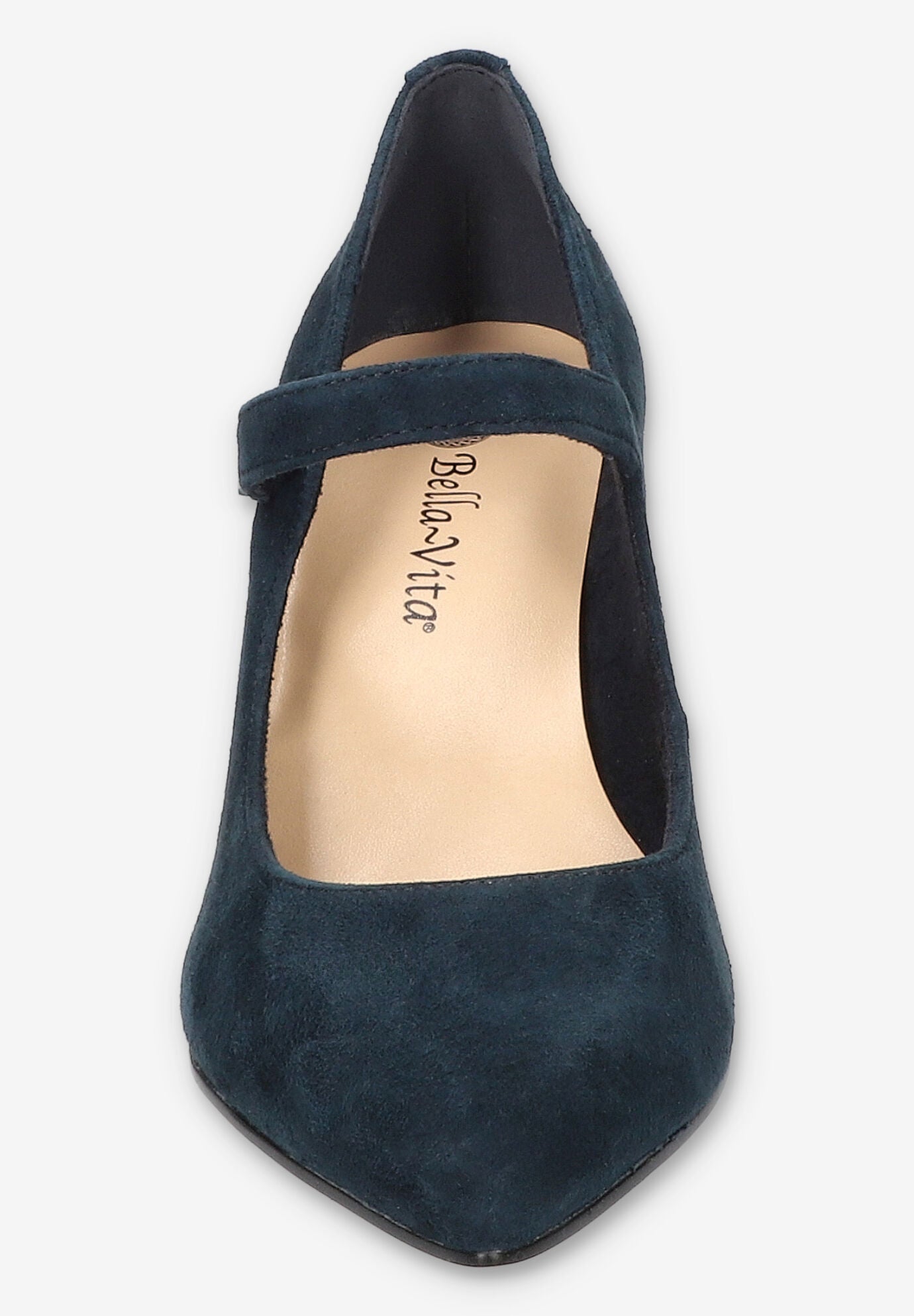 Lainey Mary Jane Pump, NAVY SUEDE LEATHER, alternate image number 3