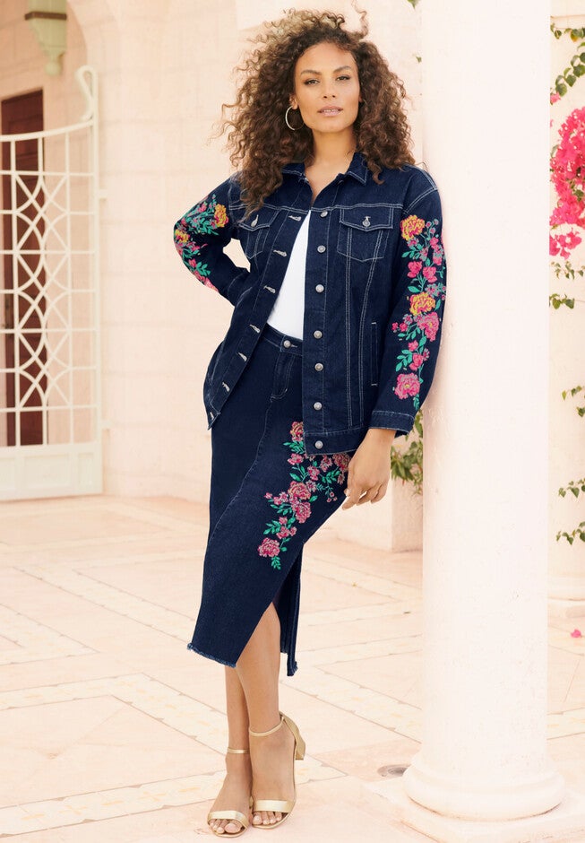 Embellished Boyfriend Jacket, , alternate image number null