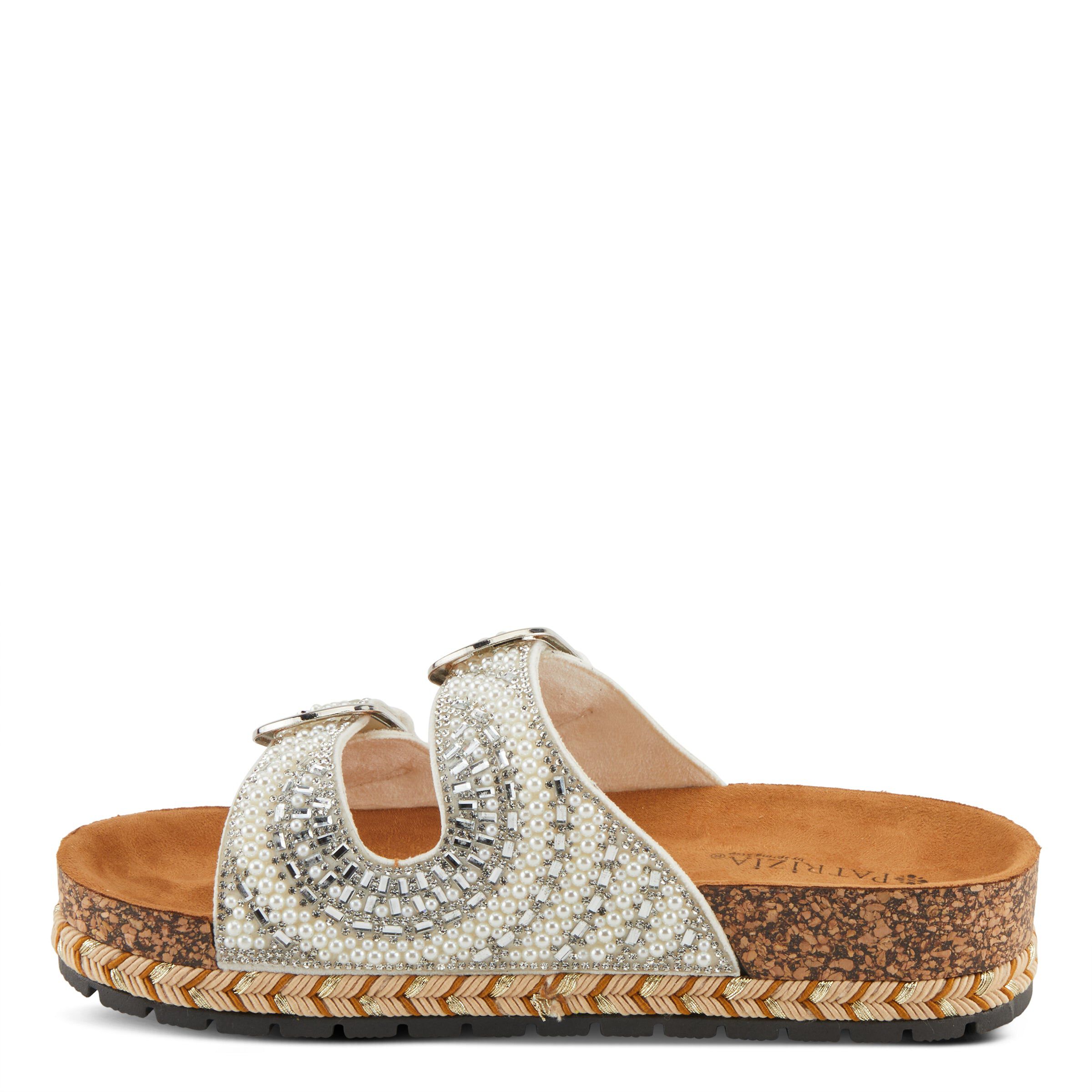 Pearline Slides Sandal, WHITE MULTI, alternate image number 2