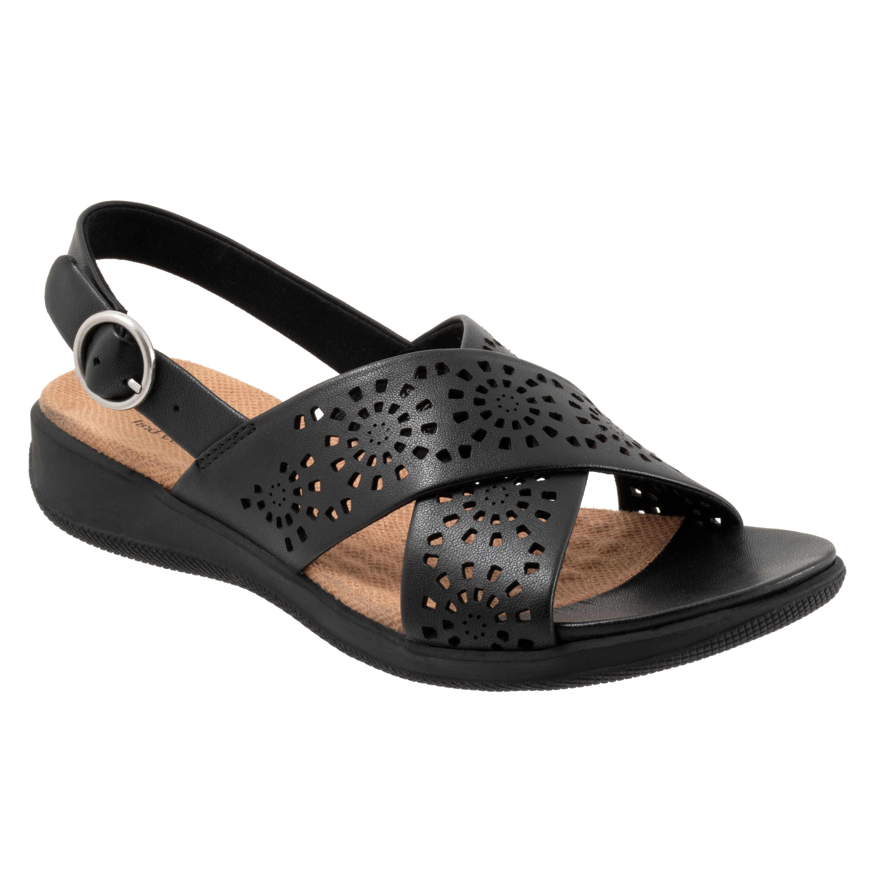 Tillman Sling Perf Sandal, BLACK, hi-res image number 0