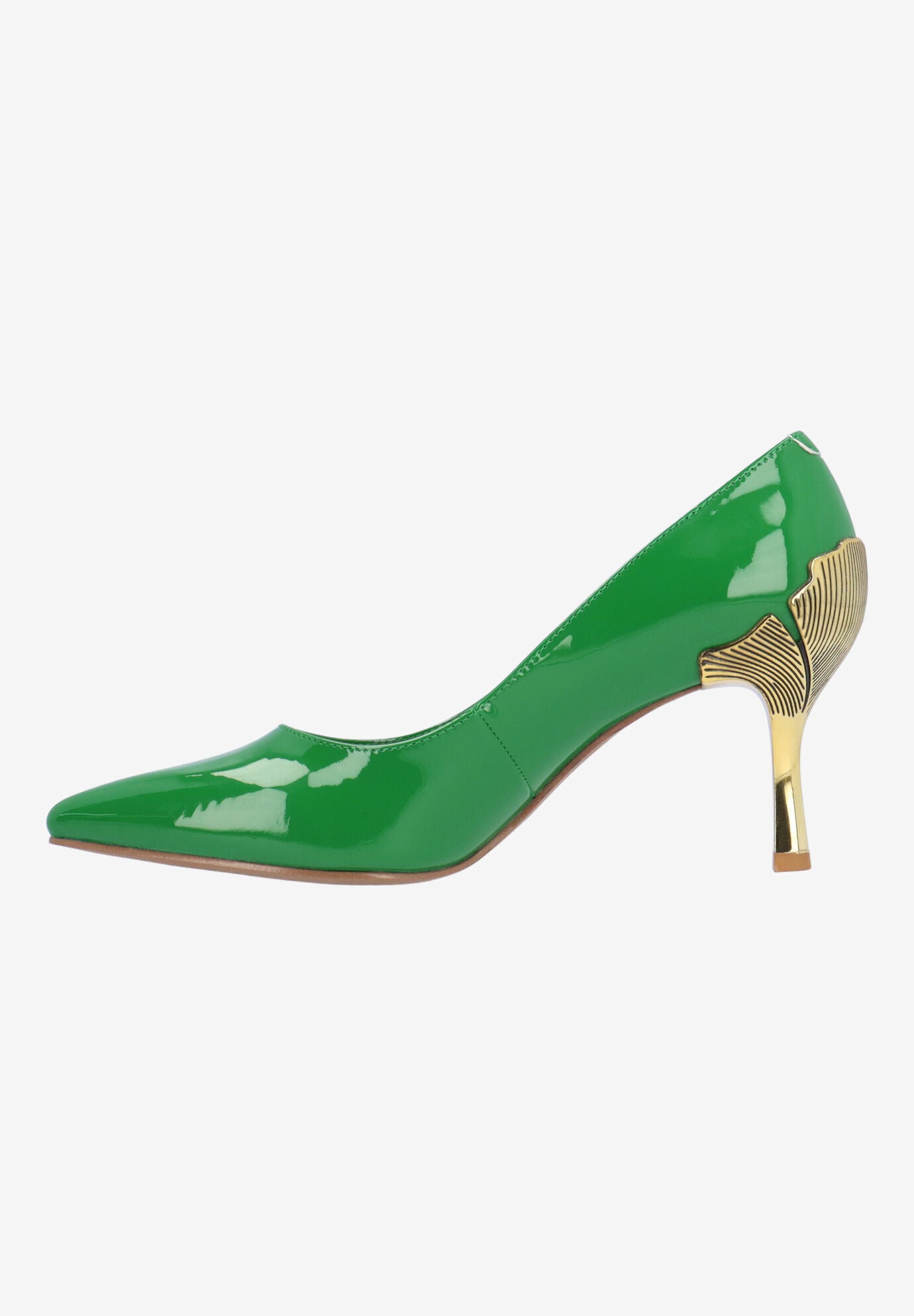 Tacy Slip On Pump, GREEN, alternate image number 5