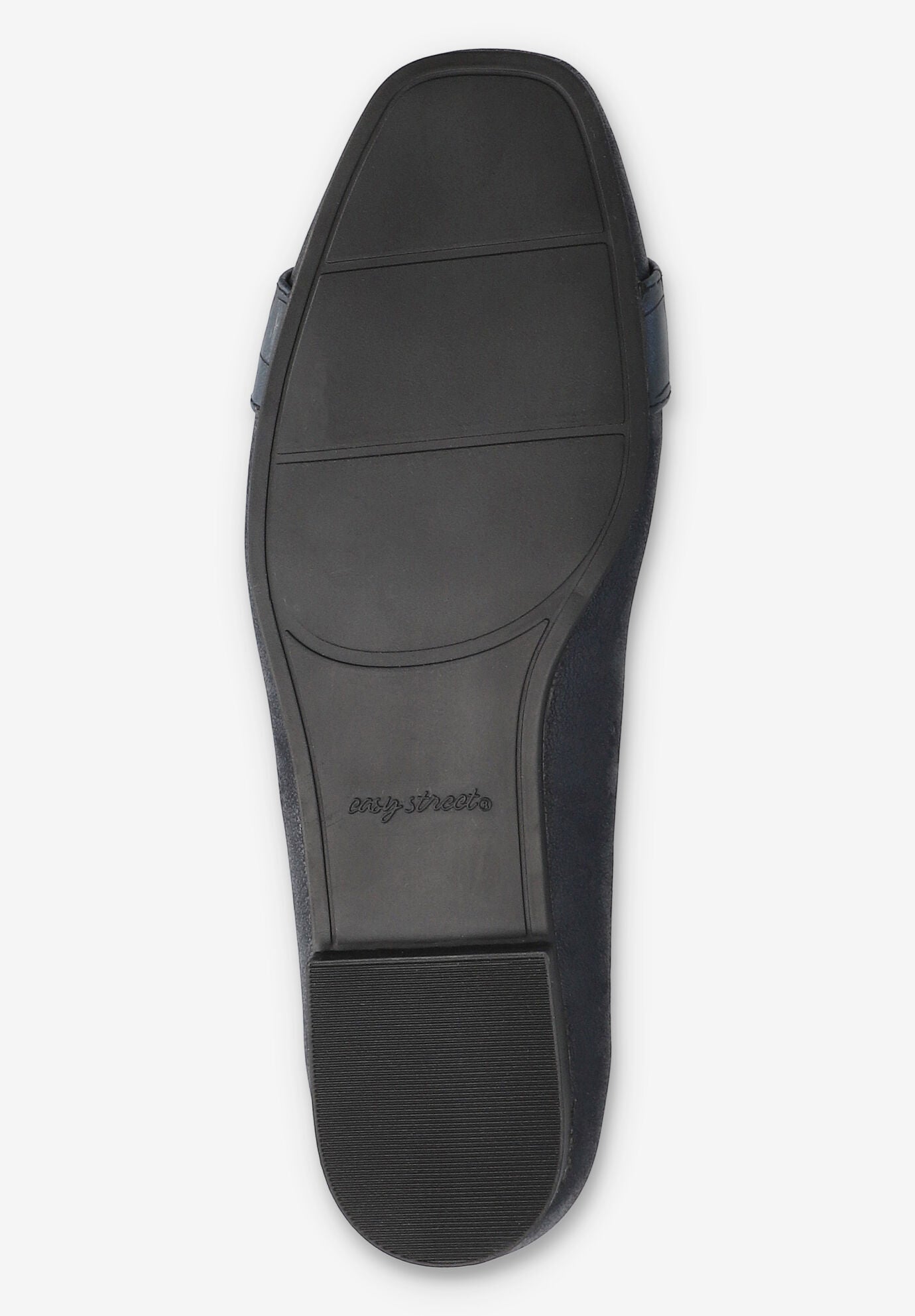 Keely Square Toe Flat, NAVY MATTE CROCO, alternate image number 5