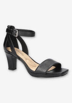 Ro Square Toe Heeled Sandal
