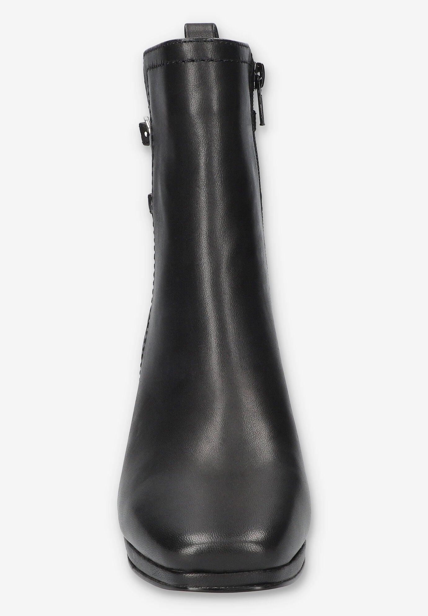 Orchard Sqaure Toe Ankle Boot, BLACK LEATHER, alternate image number 3