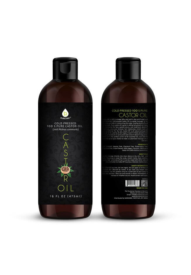 Cold Pressed Castor Oil, , on-hover image number 1
